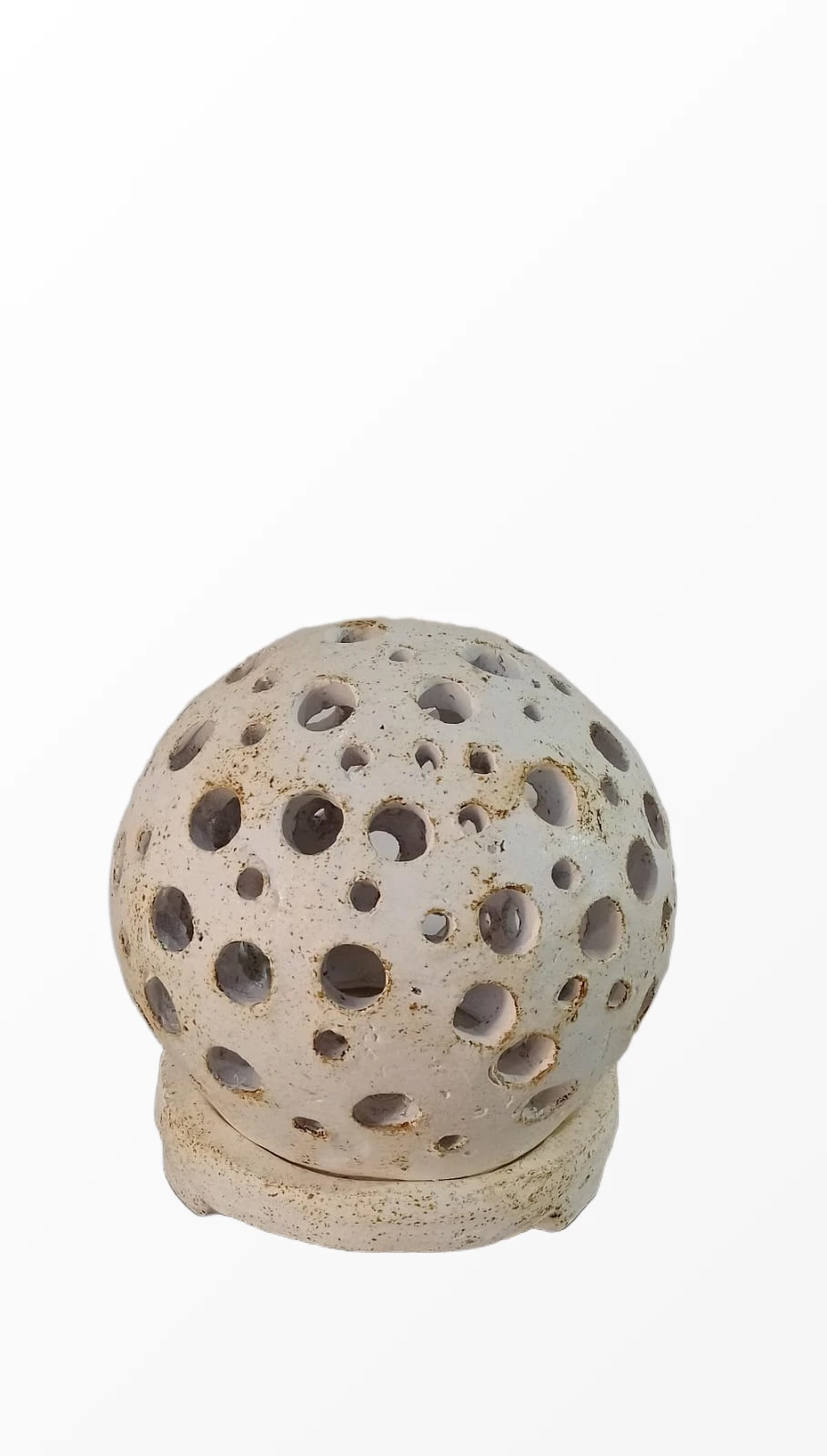 Luna Coral Pottery Sculpture