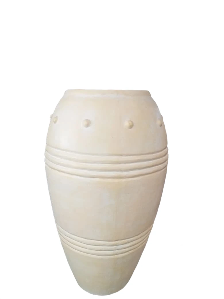 Alba Forma – Tall Cream Pottery Vase