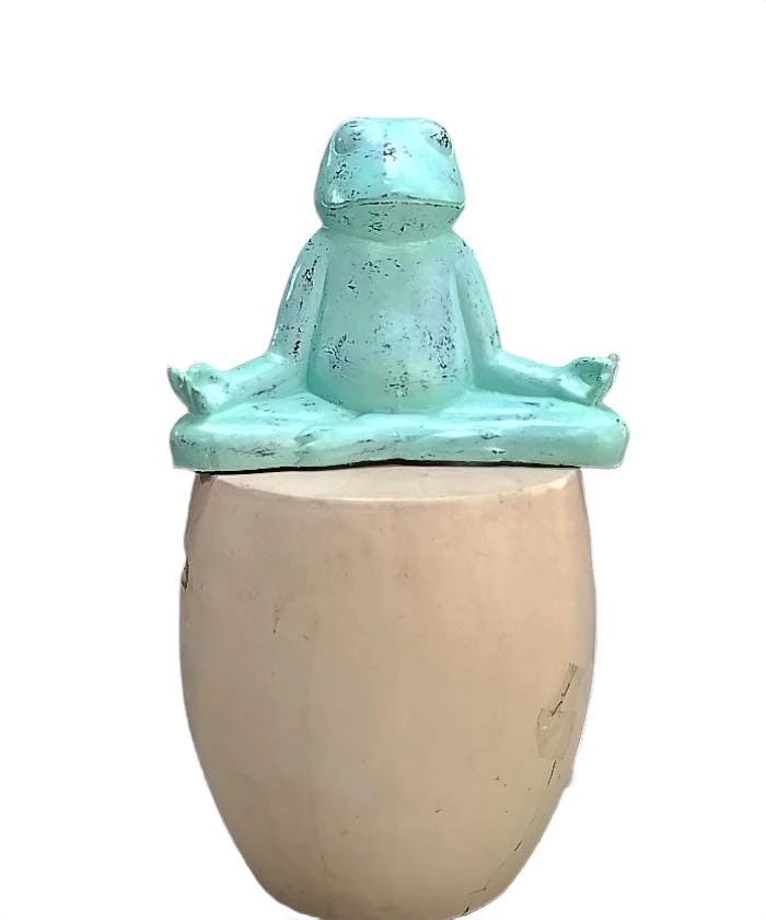 Froggy Pottery Vase Friends