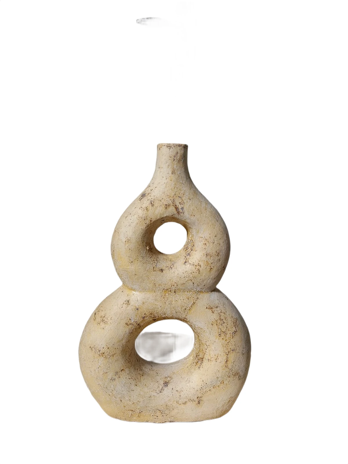 Octava – Light Brown Number 8 Pottery Vase