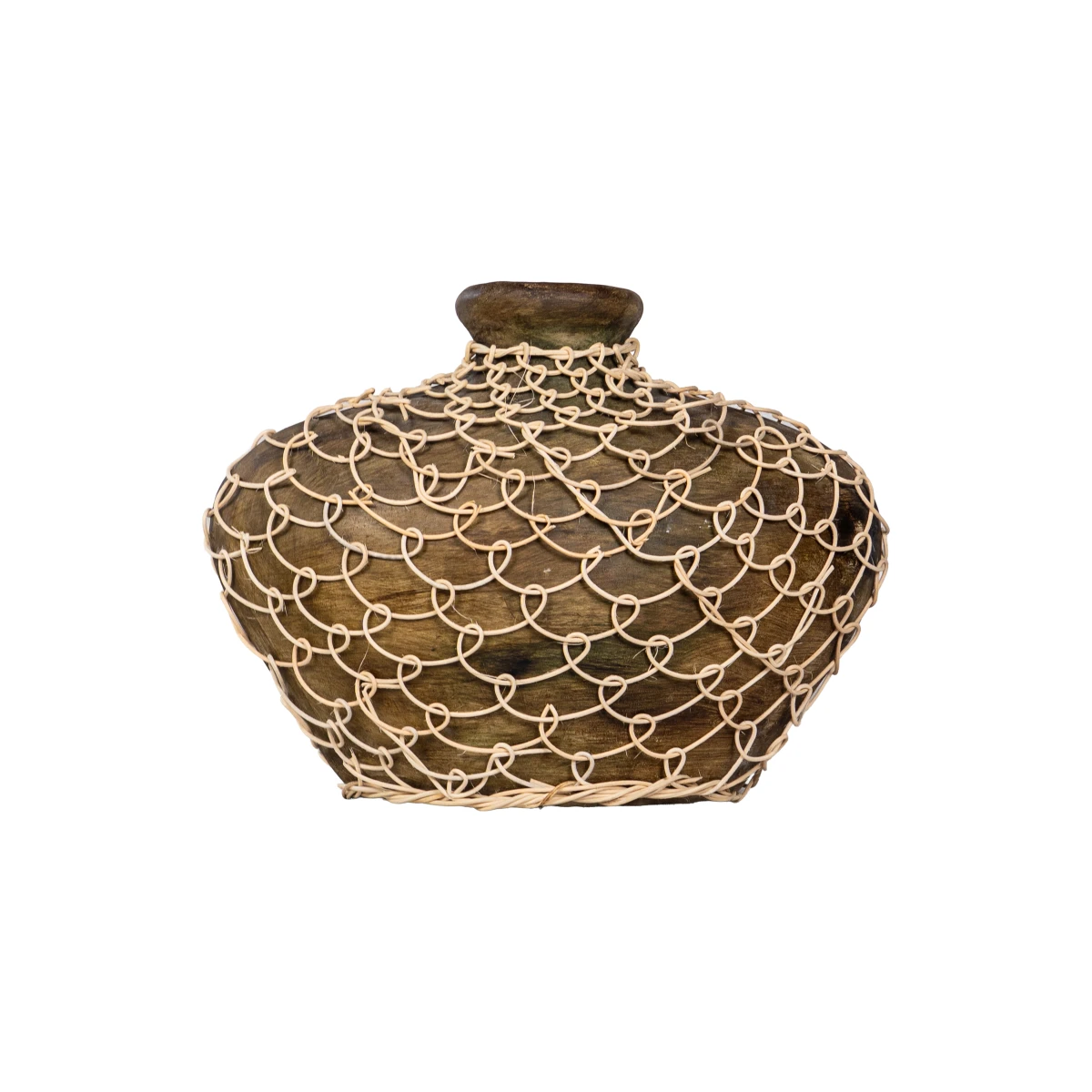 Woven Earth Pottery Urn