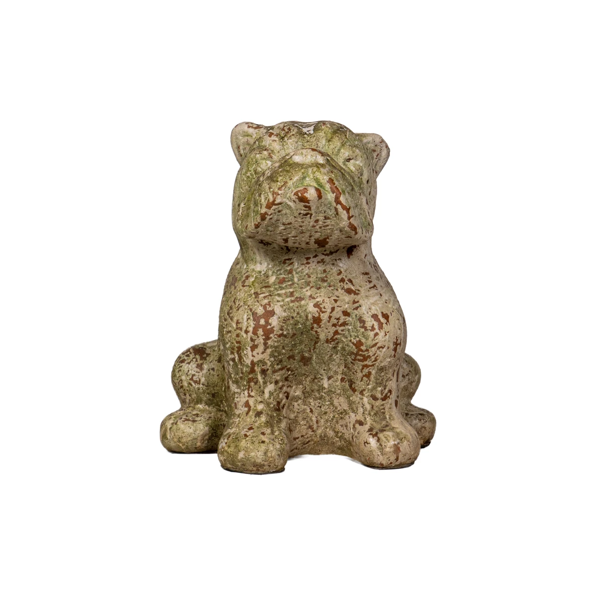 Rustic Pottery Cat Sculpture